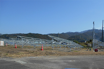 架台：高知県奈半利町75kw